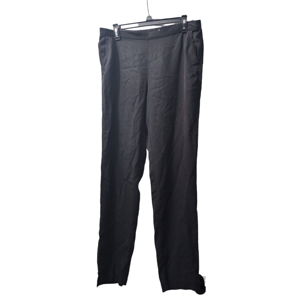 Soft Surroundings Pull On Pants Casual Straight Leg Black Size‎ L